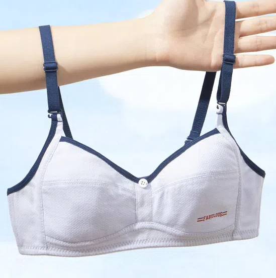 Teen sewing cotton bra