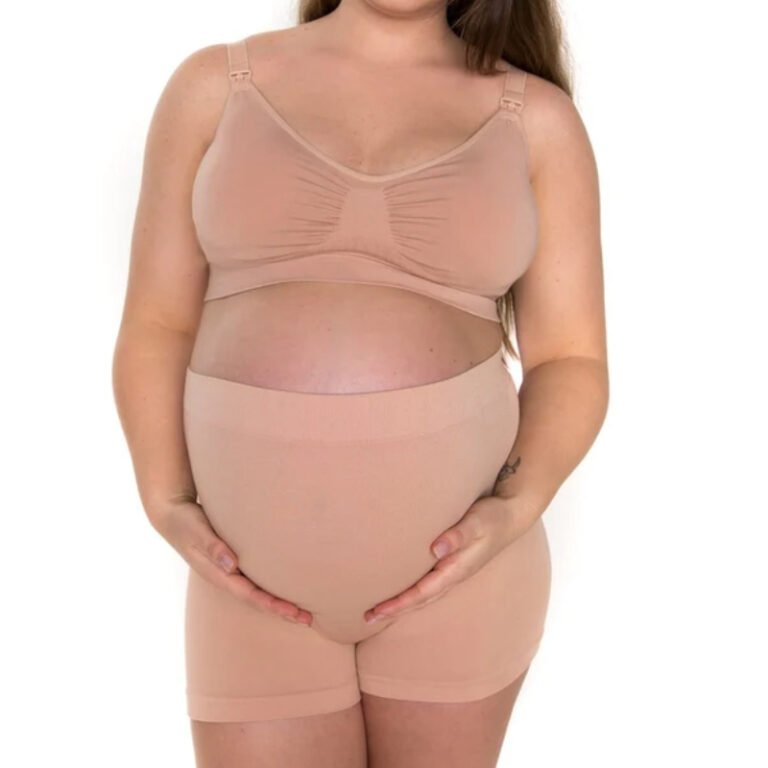 Seamless nursing bra set
